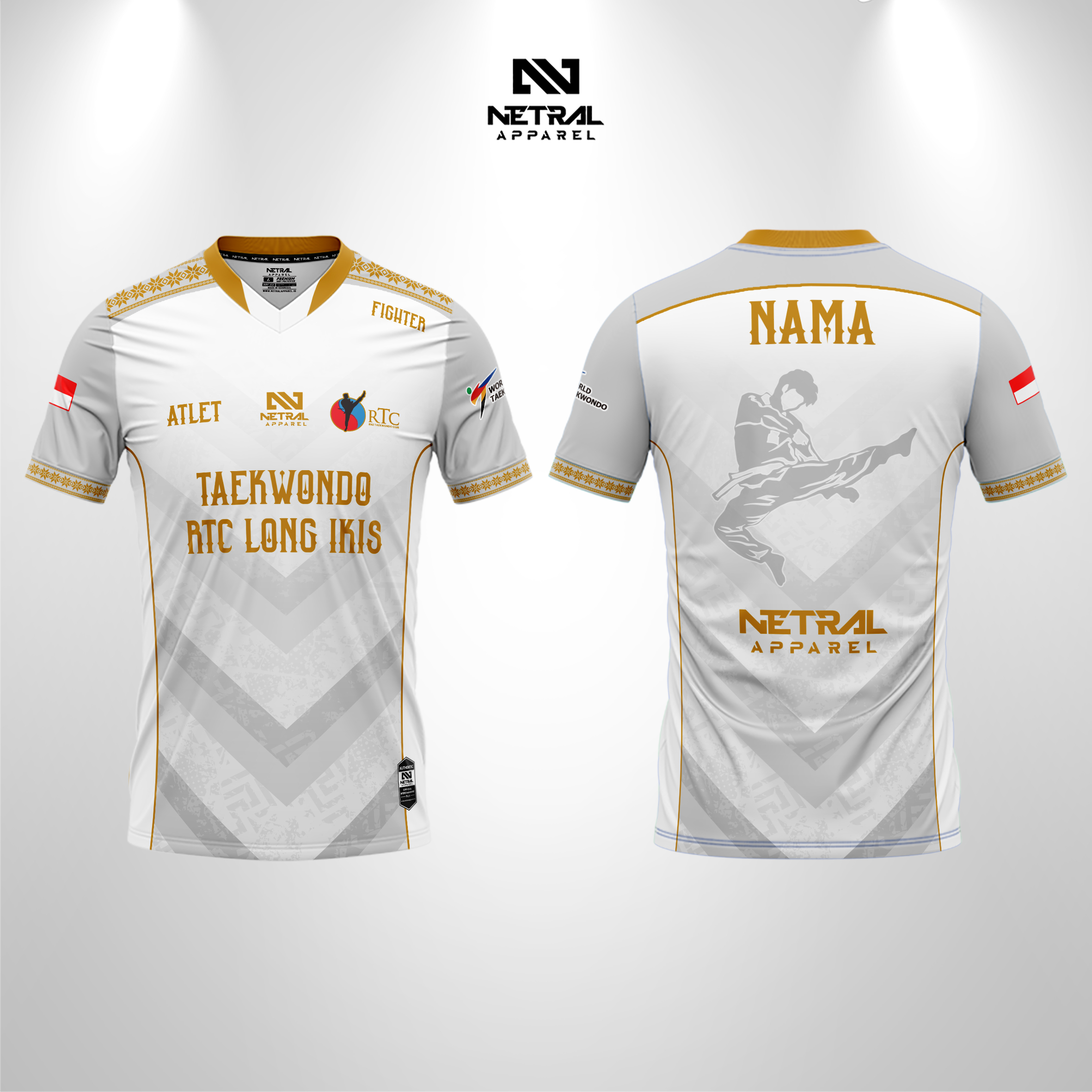 Custom Jersey Sepak Bola Futsal Volley Olahraga Full Printing Bebas ...